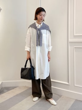 「アイテム（チュニック）」を使った、KawasakiTOMORROWLANDさん（レディース・162cm）の秋コーディネート