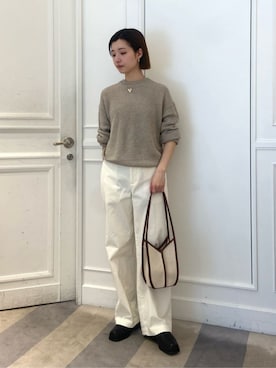 「GALERIE VIE（ギャルリー ヴィー）のアイテム」を使った、KawasakiTOMORROWLANDさん（レディース・162cm）の春コーディネート