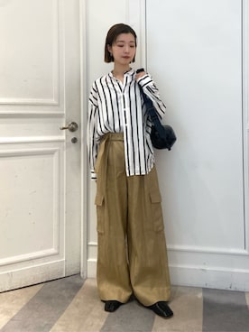 「GALERIE VIE（ギャルリー ヴィー）のアイテム」を使った、KawasakiTOMORROWLANDさん（レディース・162cm）の春コーディネート