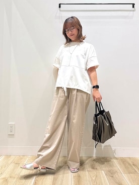 「オフィス」｜ながせさん（レディース・156cm）の夏コーディネート