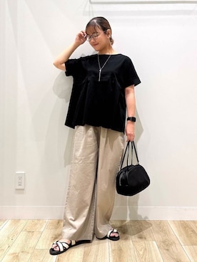 「オフィス」｜ながせさん（レディース・156cm）の夏コーディネート