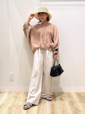 「30代前半」｜ながせさん（レディース・156cm）の夏コーディネート