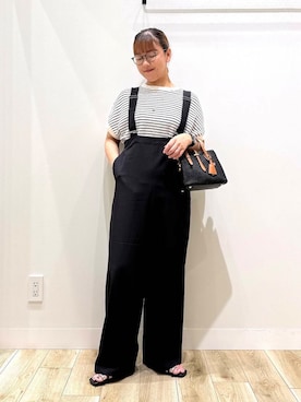 「アイテム（シューズ）」を使った、ながせさん（レディース・156cm）の夏コーディネート