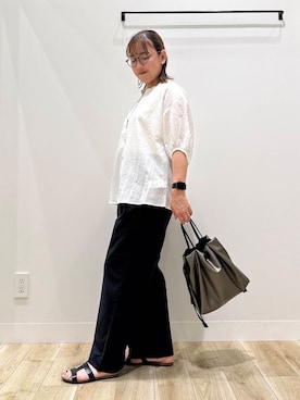 「オフィス」｜ながせさん（レディース・156cm）の夏コーディネート
