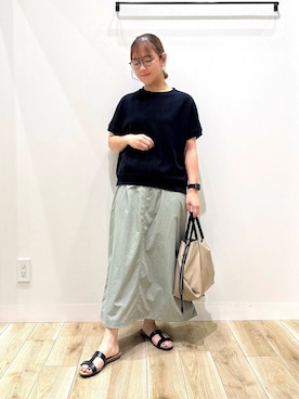 「オフィス」｜ながせさん（レディース・156cm）の夏コーディネート