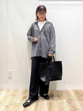 「オフィスカジュアル」｜ながせさん（レディース・156cm・30代）の秋コーディネート