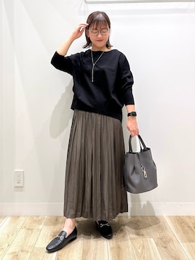 ながせさん（骨格ナチュラル・レディース・156cm・30代）の秋コーディネート