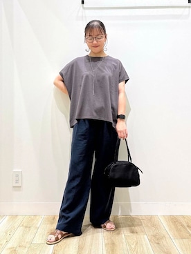 「オフィス」｜ながせさん（レディース・156cm）の夏コーディネート