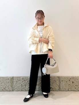 「newarrival」｜「アイテム（マウンテンパーカー）」を使った、ながせさん（レディース・156cm）の春コーディネート
