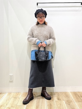 ながせさん(レディース・156cm)の冬コーディネート