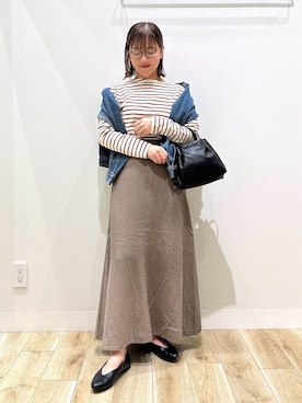 「アイテム（ジャケット/アウター）」を使った、ながせさん（レディース・156cm・30代）の秋コーディネート
