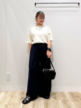 「オフィス」｜ながせさん（レディース・156cm）の夏コーディネート