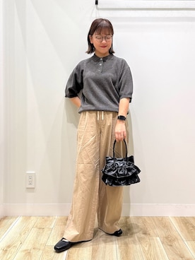 「アイテム（ハンドバッグ）」を使った、ながせさん（レディース・156cm・30代）の夏コーディネート