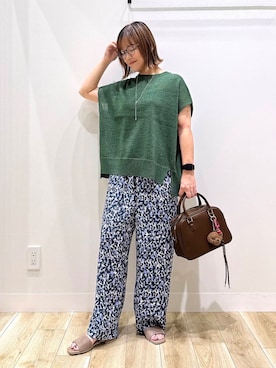「30代前半」｜ながせさん（レディース・156cm）の夏コーディネート