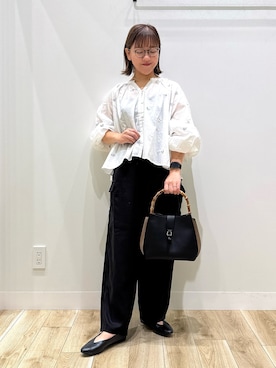 「アイテム（パンプス）」を使った、ながせさん（レディース・156cm・30代）の夏コーディネート