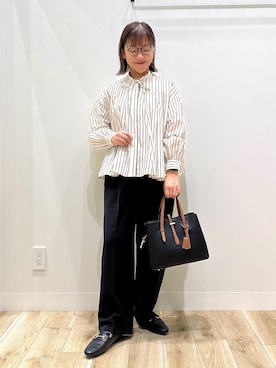 「アイテム（トートバッグ）」を使った、ながせさん（レディース・156cm・30代）の夏コーディネート