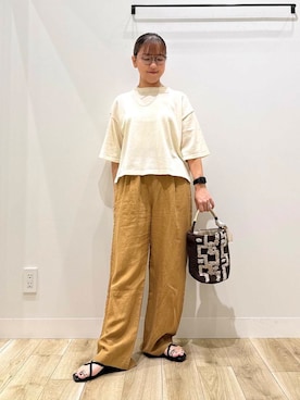 「オフィス」｜ながせさん（レディース・156cm）の夏コーディネート