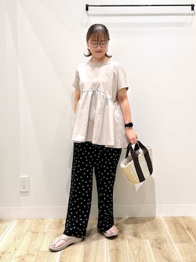 「オフィス」｜ながせさん（レディース・156cm）の夏コーディネート