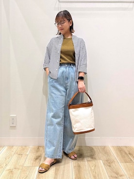 「30代前半」｜ながせさん（レディース・156cm）の夏コーディネート