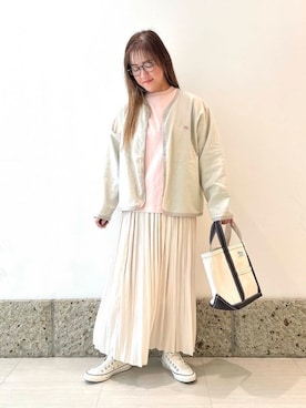 「DANTON」｜ながせさん（レディース・156cm）の春コーディネート