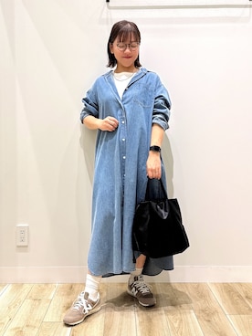 「アイテム（ワンピース）」を使った、ながせさん（レディース・156cm・30代）の夏コーディネート