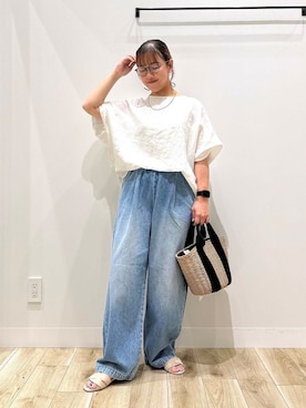 「30代前半」｜ながせさん（レディース・156cm）の夏コーディネート