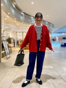 「FORK&SPOON」｜「アイテム（バレエシューズ）」を使った、ながせさん（レディース・156cm）の秋コーディネート