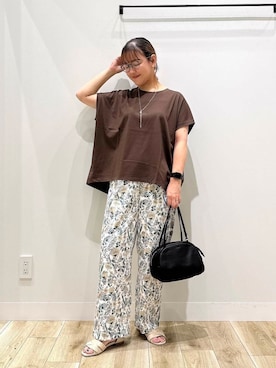 「30代前半」｜ながせさん（レディース・156cm）の夏コーディネート