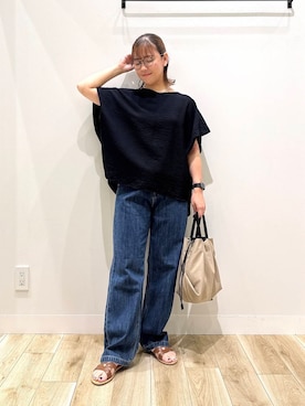 「オフィス」｜ながせさん（レディース・156cm）の夏コーディネート