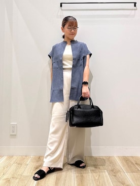 「30代前半」｜ながせさん（レディース・156cm）の夏コーディネート