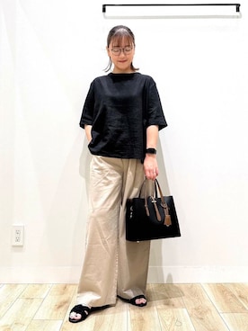 「オフィス」｜ながせさん（レディース・156cm）の夏コーディネート
