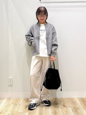 「RODE SKO（ロデスコ）のアイテム」を使った、ながせさん（レディース・156cm）の秋コーディネート