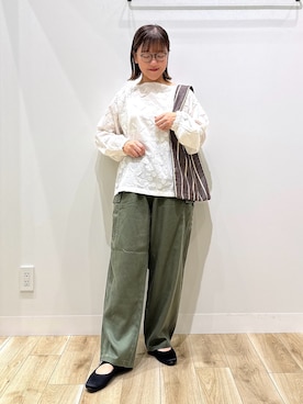 「アイテム（トップス）」を使った、ながせさん（レディース・156cm・30代）の夏コーディネート