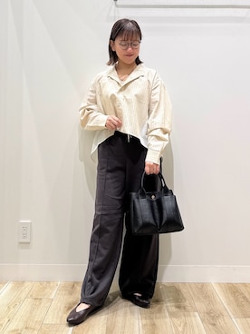 「アイテム（トートバッグ）」を使った、ながせさん（レディース・156cm・30代）の夏コーディネート