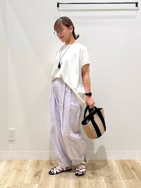 「オフィス」｜ながせさん（レディース・156cm）の夏コーディネート
