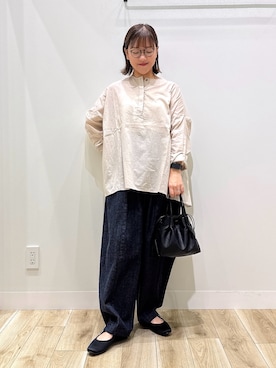 「アイテム（シャツ/ブラウス）」を使った、ながせさん（レディース・156cm・30代）の夏コーディネート