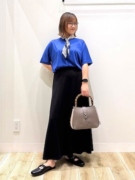 「SMELLY（スメリー）のアイテム（財布/小物）」を使った、ながせさん（レディース・156cm）の夏コーディネート