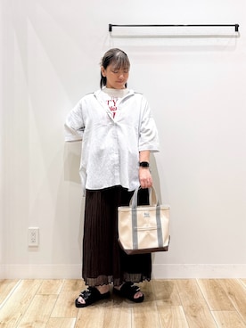 ながせさん(レディース・156cm)の夏コーディネート