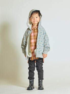 「green label relaxing（グリーンレーベルリラクシング）のアイテム」を使った、STKくんさん（キッズ・110cm）の秋コーディネート