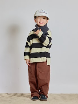 「アイテム（シューズ）」を使った、STKくんさん（キッズ・100cm）の秋コーディネート