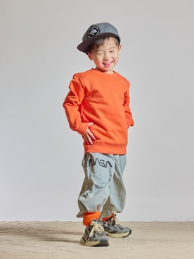 「アイテム（パンツ）」を使った、STKくんさん（キッズ・100cm）の秋コーディネート