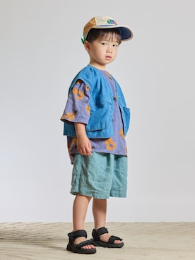 「アイテム（パンツ）」を使った、STKくんさん（キッズ・100cm）の夏コーディネート