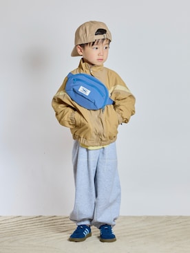 「CIAOPANIC TYPY（チャオパニックティピー）のアイテム（ジャケット/アウター）」を使った、STKくんさん（キッズ・100cm）の春コーディネート