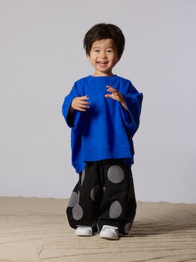 「プルオーバーパーカー」｜STKくんさん（キッズ・90cm）の春コーディネート