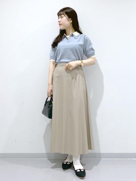 「アイテム（アクセサリー）」を使った、Sayuさん（レディース・155cm）の秋コーディネート