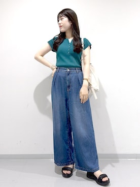 Sayuさん(レディース・155cm)の夏コーディネート