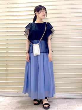 「チェーンバッグ」｜Sayuさん（レディース・155cm・30代）の春コーディネート