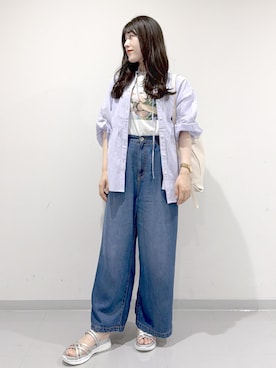 Sayuさん(レディース・155cm)の夏コーディネート