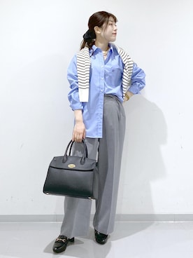 「ROPE' PICNIC（ロペピクニック）のアイテム」を使った、Sayuさん（レディース・155cm）の春コーディネート