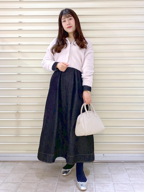 セール】fluffy knitフラッフィーニット/ふわふわMIXフェザーニット